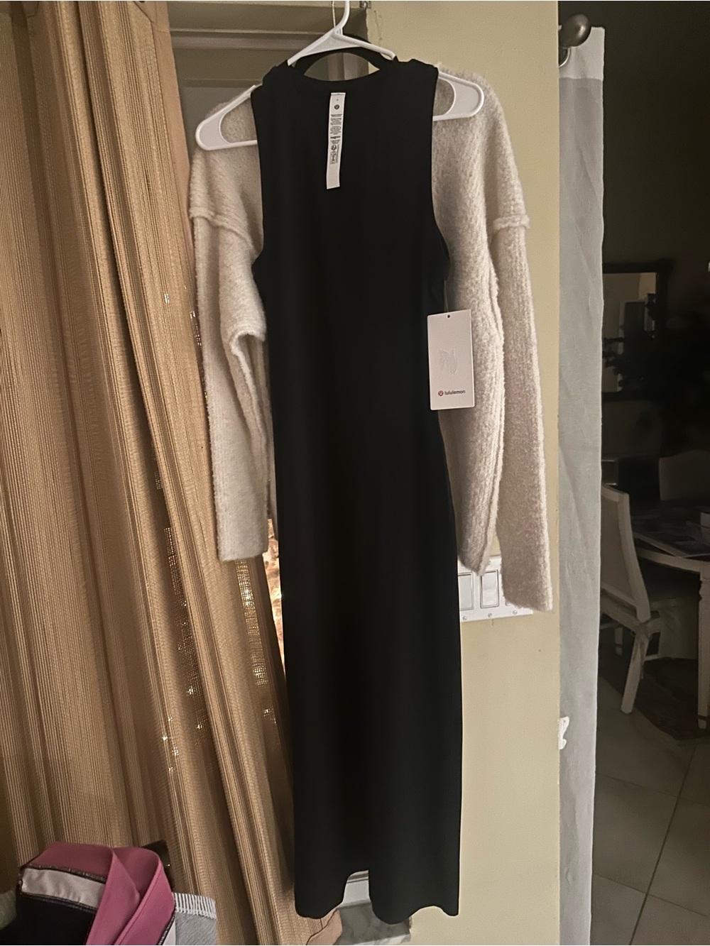 lululemon athletica Black Sleeveless Maxi Dress